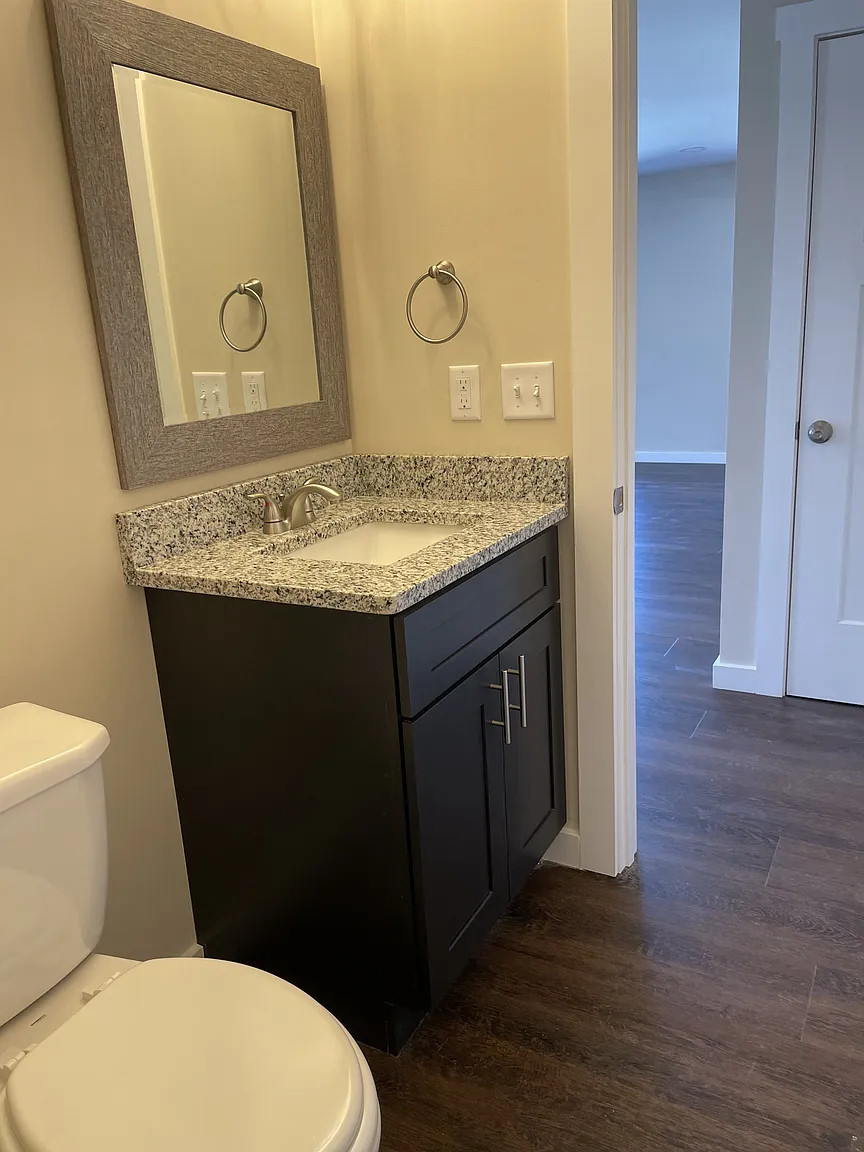 Magnolia duplex bathroom vanity — after